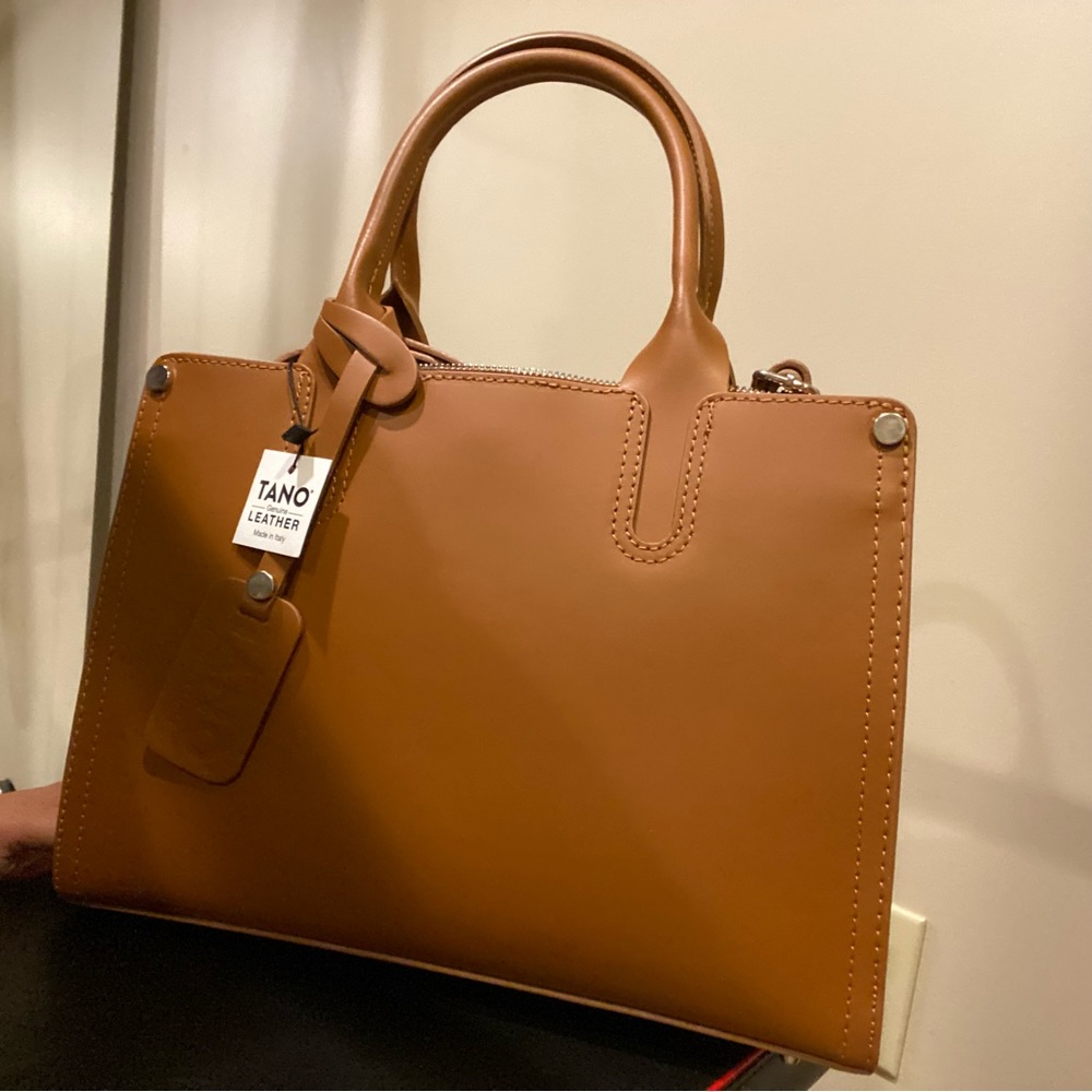 Tano Leather Satchel